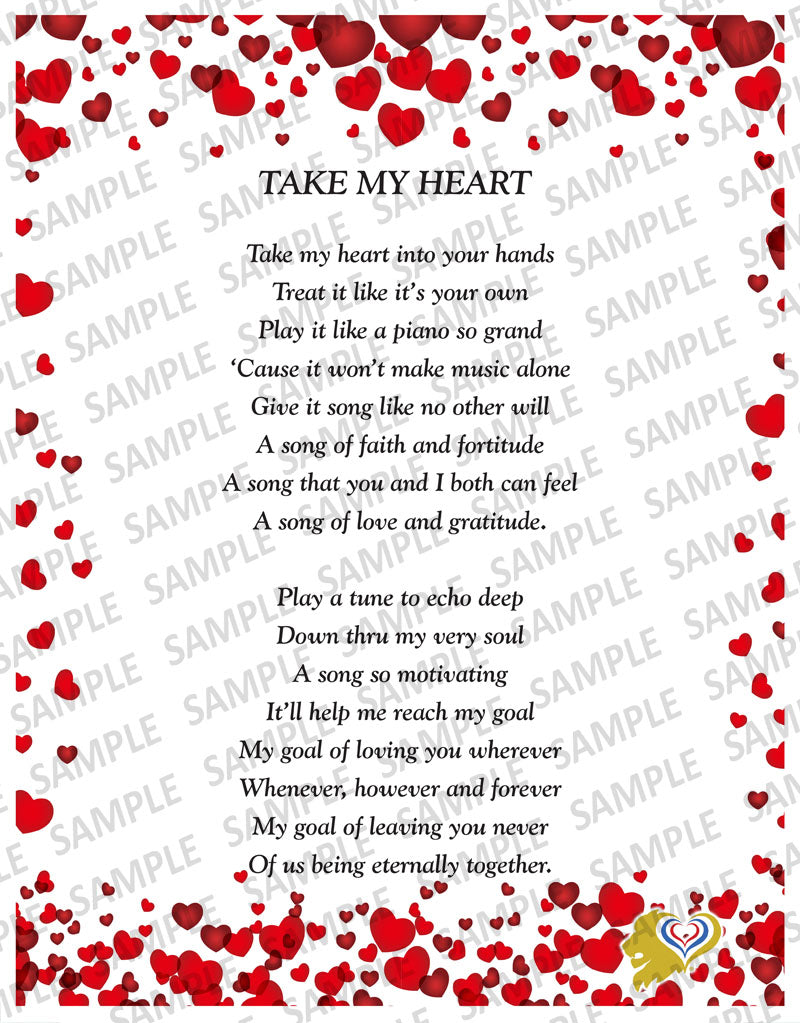 "Take My Heart" - Poster