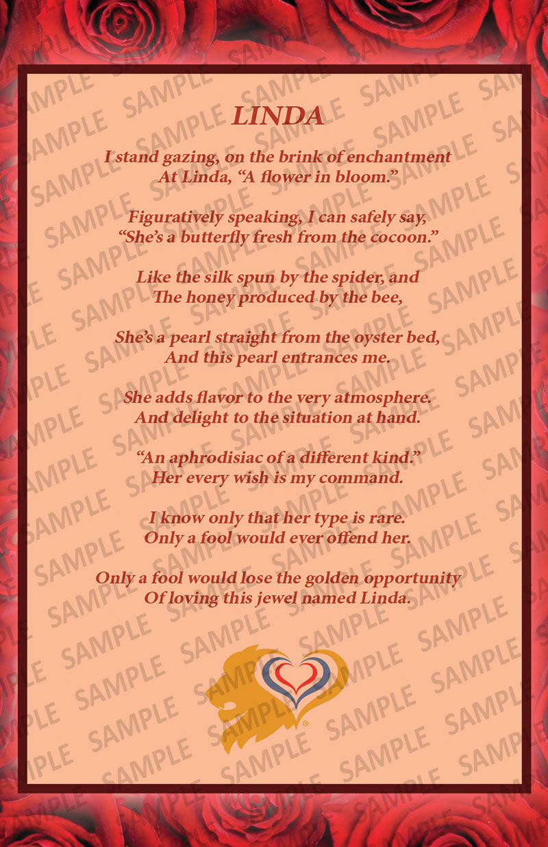 Linda - Personalized "Name" Poem