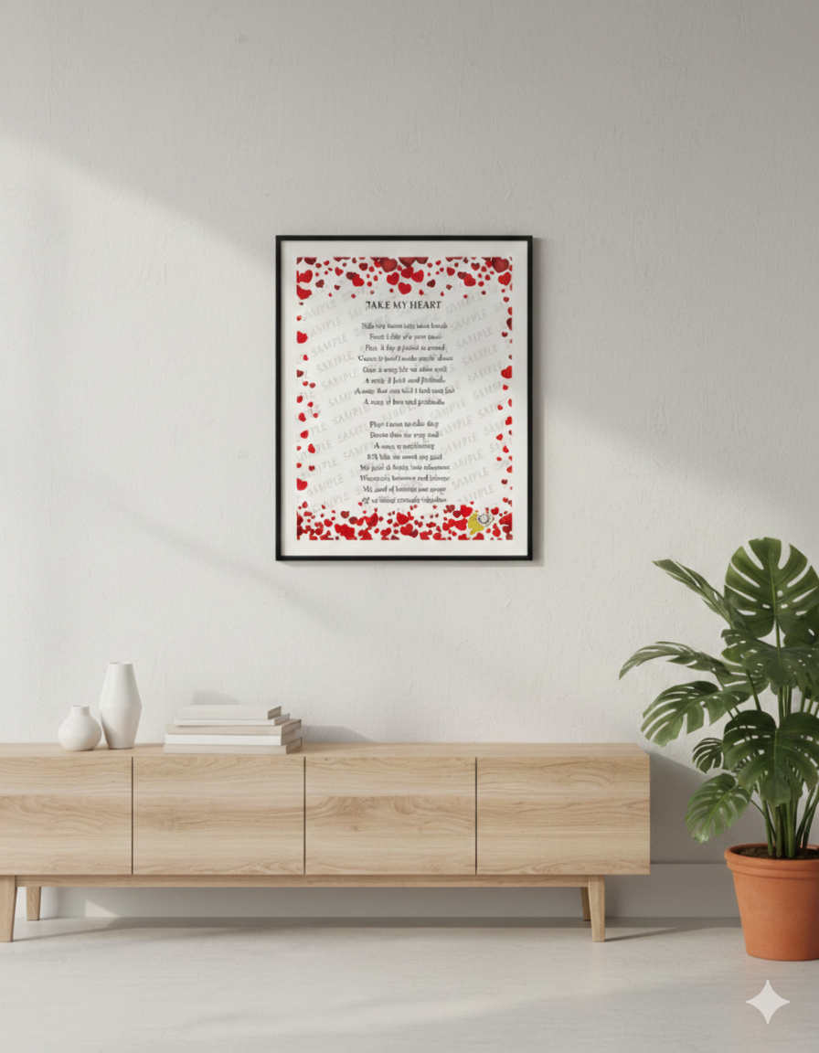 "Take My Heart" - Poster